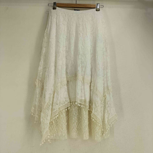 パオラフラーニ PAOLA FRANI レースデザイン クロップド スカート レディース FR:38-40
