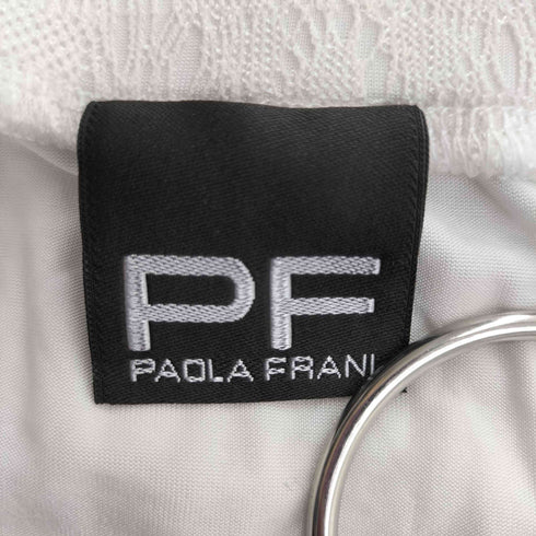 パオラフラーニ PAOLA FRANI レースデザイン クロップド スカート レディース FR:38-40