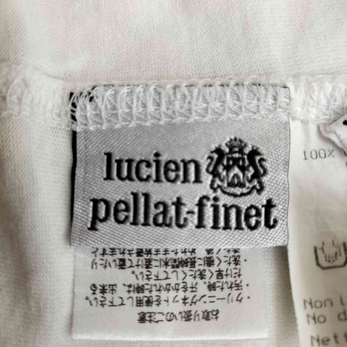 ルシアンペラフィネ Lucien Pellat-Finet Y2K 3シンボル Tシャツ スカル リーフ ピース メンズ import:XS