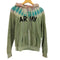 ユーエスアーミー U.S. ARMY 2001年会計 PHYSICAL FITNESS UNIFORM PFU zip hoodie タイダイ染め加工 裏起毛 ジップアップ パーカー メンズ import:L