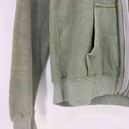 ユーエスアーミー U.S. ARMY 2001年会計 PHYSICAL FITNESS UNIFORM PFU zip hoodie タイダイ染め加工 裏起毛 ジップアップ パーカー メンズ import:L