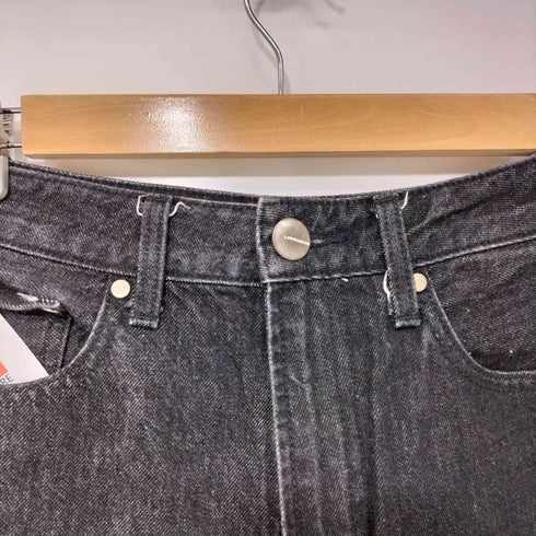 ラグナムーン LAGUNAMOON カットデザイン ストレートデニムパンツ レディース JPN:S
