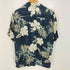 ALII ハワイ製 総柄 フラワープリント レーヨン S/S アロハシャツ メンズ import:XS