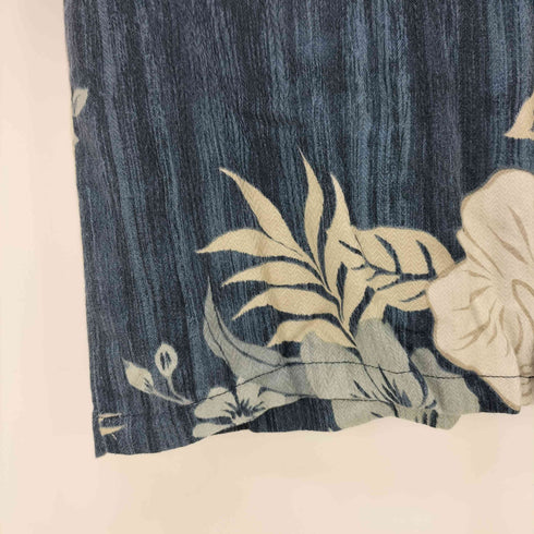 ALII ハワイ製 総柄 フラワープリント レーヨン S/S アロハシャツ メンズ import:XS
