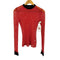 ユニフ UNIF メッシュ リンガー 長袖 Tシャツ レディース import:XS