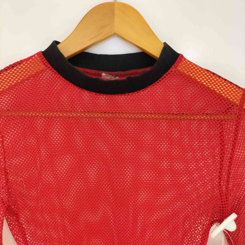 ユニフ UNIF メッシュ リンガー 長袖 Tシャツ レディース import:XS