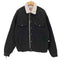 リーバイス Levis 80S USA製 ボタン裏527 裏地ボア ブラックデニムジャケット メンズ