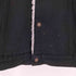 リーバイス Levis 80S USA製 ボタン裏527 裏地ボア ブラックデニムジャケット メンズ