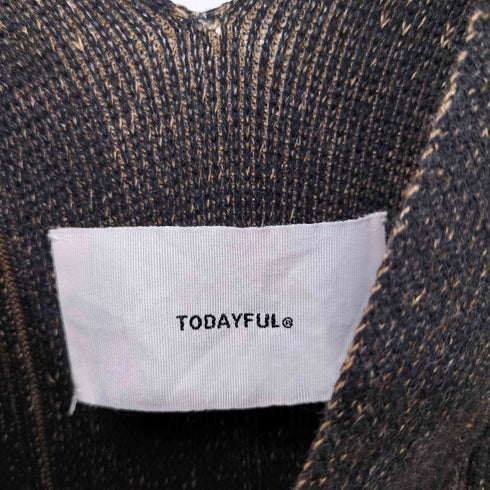 トゥデイフル TODAYFUL ランダムリブニットドレス レディース JPN:36