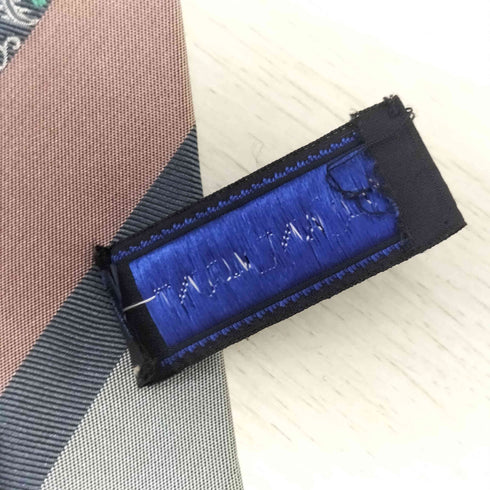 イヴサンローラン Yves Saint Laurent 総柄シルクネクタイ メンズ