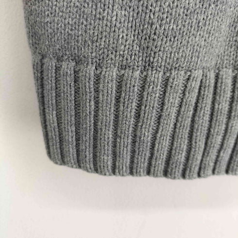 チャップス CHAPS 90S コットン ロゴ刺繍 クルーネック ニット メンズ import:M