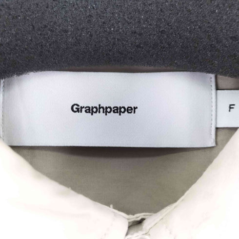 グラフペーパー Graphpaper BROAD S/S OVERSIZED REGULAR COLLAR SHIRT メンズ FREE