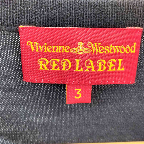 ヴィヴィアンウエストウッドレッドレーベル Vivienne Westwood RED LABEL オーブロゴ刺繍 ウール クルーネック カーディガン レディース 3