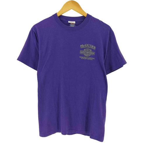 ハーレーダビッドソン HARLEY-DAVIDSON ラメロゴプリント Tシャツ メンズ M