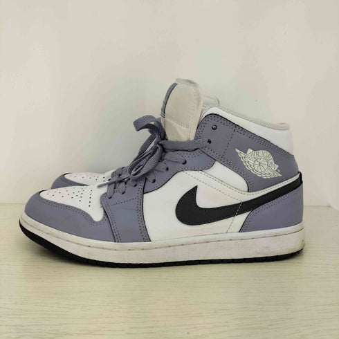 ジョーダンブランド JORDAN BRAND Air Jordan 1 Mid White/Indigo Haze/Dark Blue Grey メンズ JPN:27.5