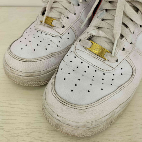 ナイキ NIKE Air Force 1 07 WHITE/TEAM RED メンズ JPN:27.5
