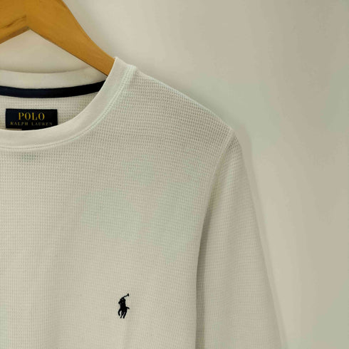 ポロラルフローレン POLO RALPH LAUREN SLEEPWEAR サーマル ワッフル ポニー 刺繍 L/S カットソー ロンT Tシャツ メンズ import:S