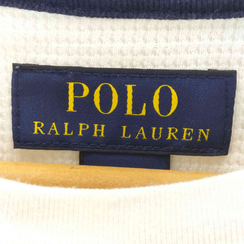 ポロラルフローレン POLO RALPH LAUREN SLEEPWEAR サーマル ワッフル ポニー 刺繍 L/S カットソー ロンT Tシャツ メンズ import:S