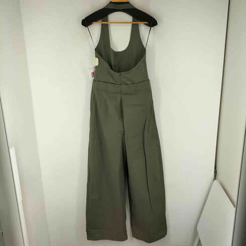 ザラ ZARA コットン タック ワイド ジャンプスーツ レディース import:S