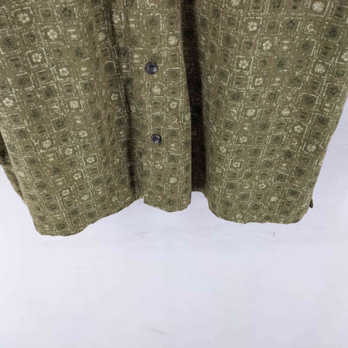 コロンビア Columbia S/S 総柄半袖シャツ メンズ L