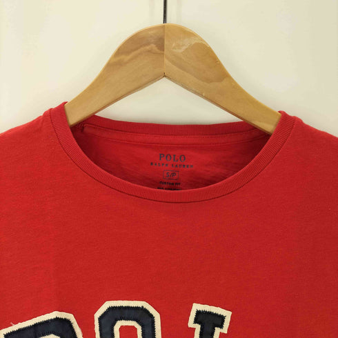ポロラルフローレン POLO RALPH LAUREN CUSTOM FIT ロゴ 刺繍 パッチ Tシャツ メンズ import:S