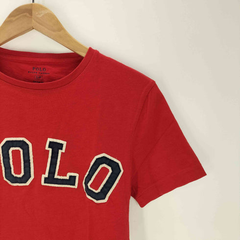 ポロラルフローレン POLO RALPH LAUREN CUSTOM FIT ロゴ 刺繍 パッチ Tシャツ メンズ import:S