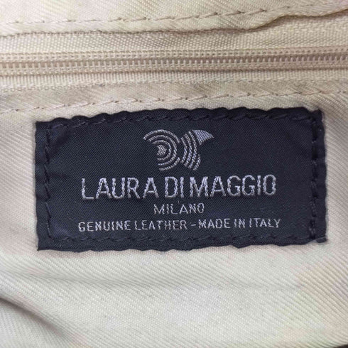 ローラディマッジオ LAURA DI MAGGIO レザー チェーン ハンドバッグ レディース