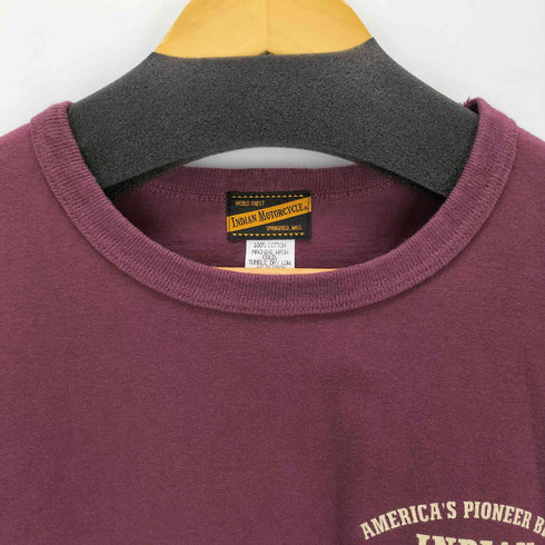 インディアンモーターサイクル INDIAN MOTORCYCLE 両面プリント S/S Tシャツ メンズ import:L