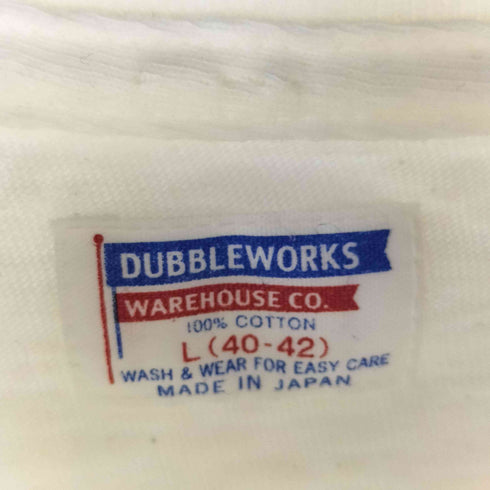DOUBLE WORKS 両面プリント S/S Tシャツ メンズ JPN:L