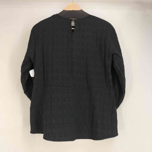 ユナイテッドアローズグリーンレーベルリラクシング UNITED ARROWS green label relaxing ツイード ペプラム プルオーバー レディース FREE