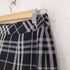 バーバリーロンドン BURBERRY LONDON ラメ チェック ミディ丈プリーツスカート レディース JPN:38