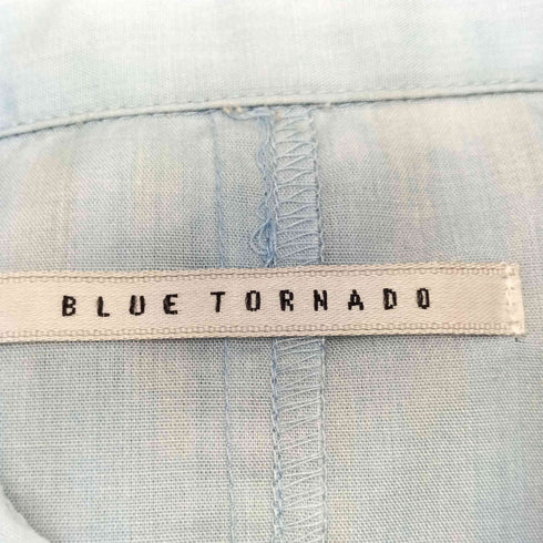 ブルートルネード BLUE TORNADO 七分丈デザイン ストライプシャツ メンズ JPN:M