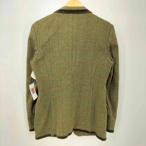ポールスミス Paul Smith ベロアパイピング ウール チェック 2B テーラードジャケット メンズ import:M