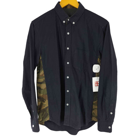 ビームスハート BEAMS HEART 迷彩切替 L/S BDシャツ メンズ JPN:L