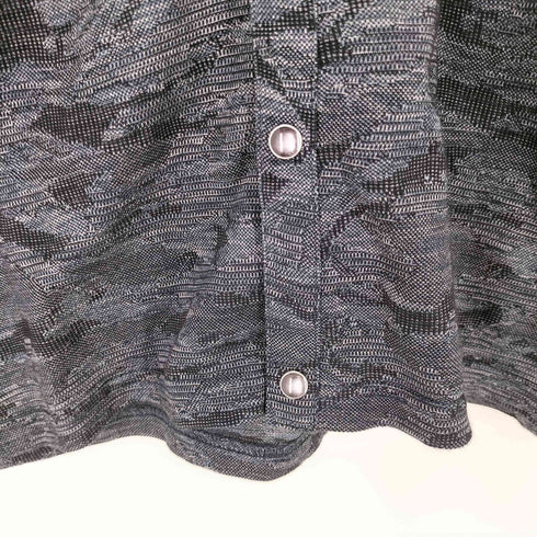 ゼロバイトルネードマート Zero by TORNADO MART スナップボタン S/S 総柄シャツ メンズ JPN:L