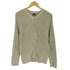 シーケーカルバンクライン ck Calvin Klein コットン リブ編み フルジップ ジップアップ ニット カーディガン メンズ import:M