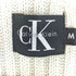 シーケーカルバンクライン ck Calvin Klein コットン リブ編み フルジップ ジップアップ ニット カーディガン メンズ import:M