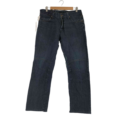ザラ ZARA ボタンフライ バイカーデニムパンツ メンズ US:34-35
