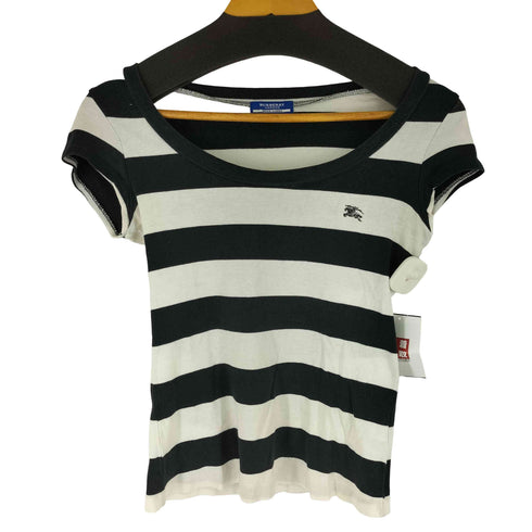 バーバリーブルーレーベル BURBERRY BLUE LABEL S/S ボーダーTシャツ レディース JPN:38