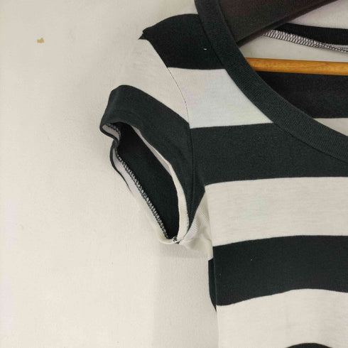 バーバリーブルーレーベル BURBERRY BLUE LABEL S/S ボーダーTシャツ レディース JPN:38