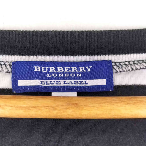 バーバリーブルーレーベル BURBERRY BLUE LABEL S/S ボーダーTシャツ レディース JPN:38