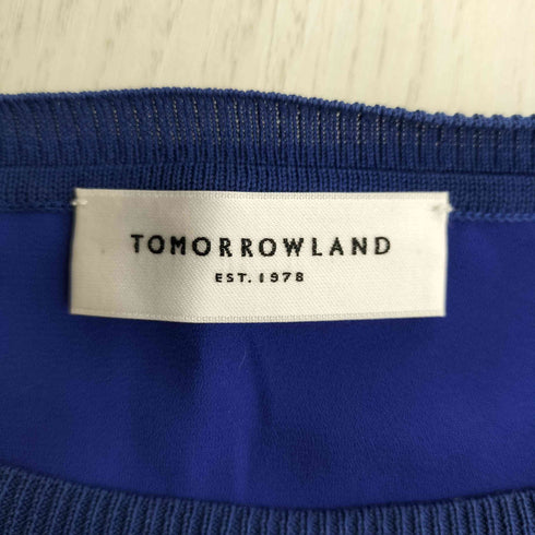 トゥモローランド TOMORROWLAND シルク混 シフォンジョーゼット ワイドプルオーバー レディース JPN:36