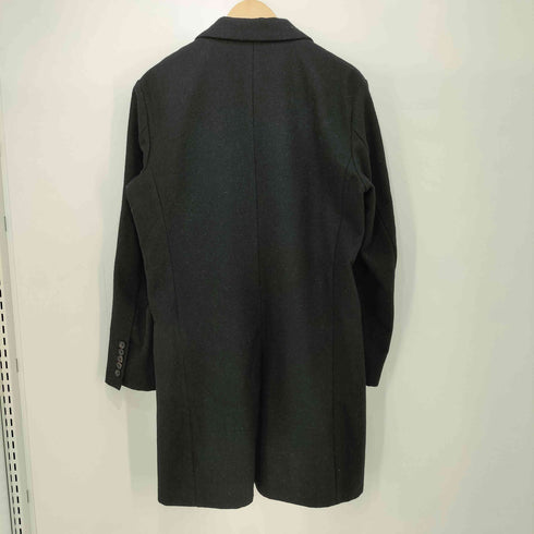 ノーアイディーブラック NO ID.BLACK スタッズ加工 チェスターコート メンズ JPN:2