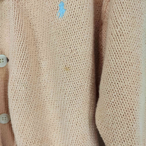 ポロバイラルフローレン Polo by RALPH LAUREN 90S ロングスリーブ 編みニット カーディガン レディース L