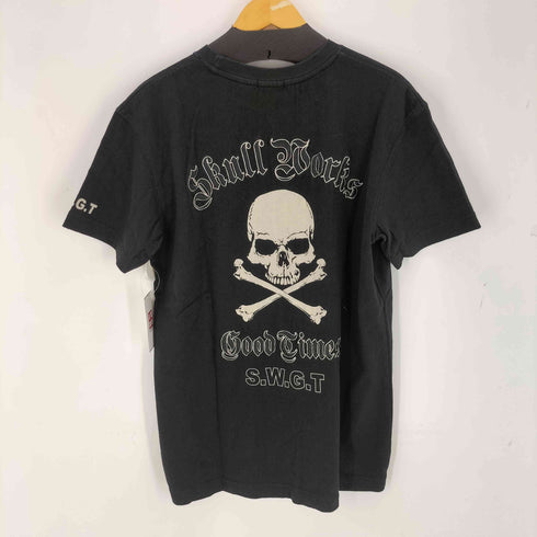 SUKULL WORKS 両面プリント S/S Tシャツ メンズ import:XL
