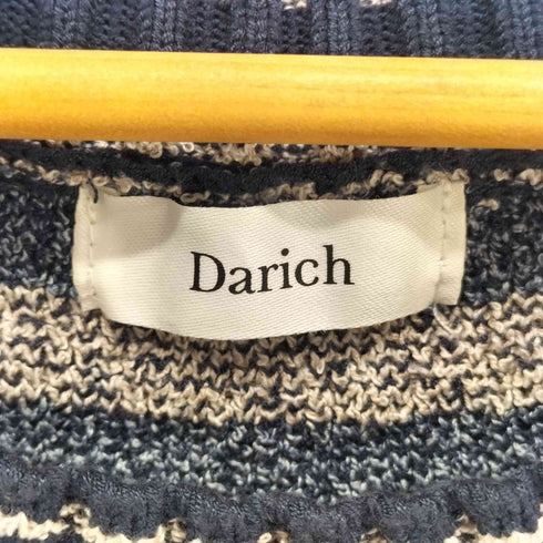 ダーリッチ Darich DDマリンボーダー ニット ミニ ワンピース レディース FREE