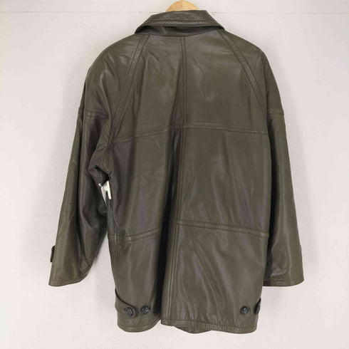 sheep leather シープ レザー カーコート メンズ M