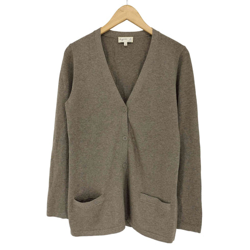 アニエスベー agnes b. カシミヤ混 カーディガン レディース 38