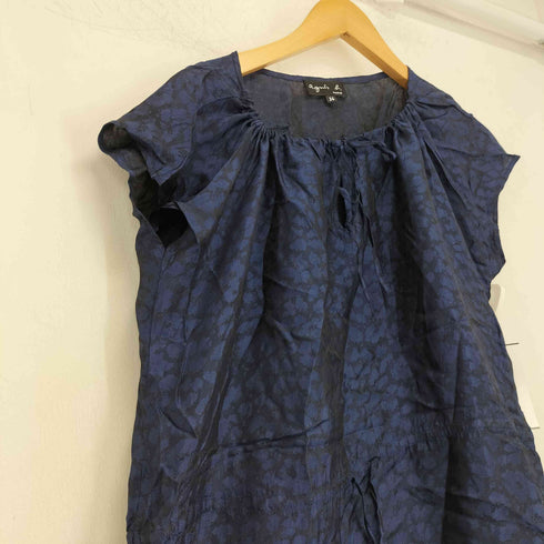 アニエスベー agnes b. ノースリーブ チュニックワンピース レディース 36