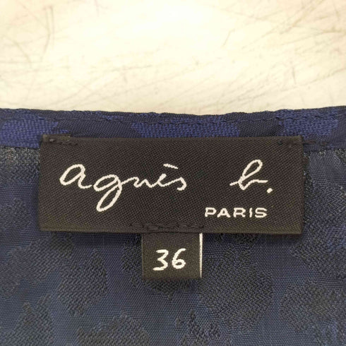 アニエスベー agnes b. ノースリーブ チュニックワンピース レディース 36